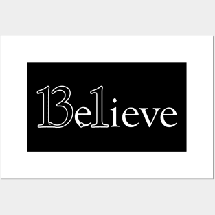 Believe 13.1 Marathon Running Posters and Art